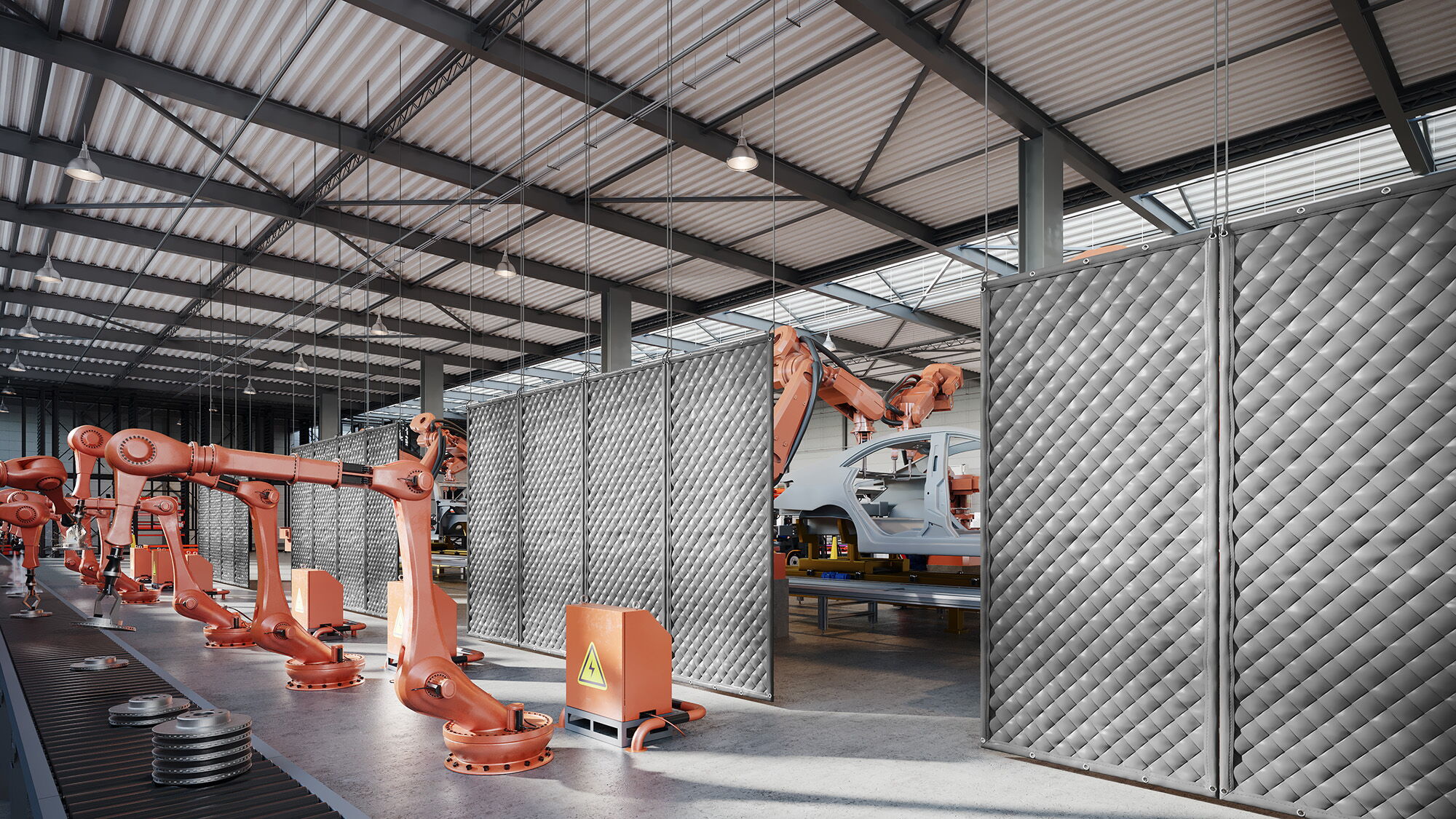 car factory noise control