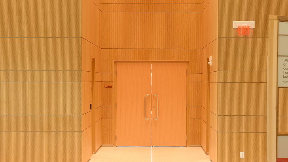 acoustical wood treatment