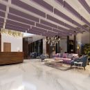 Acoustical Baffles in a hotel lobby