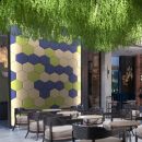 Hexagon Wall Panels - Restaurant