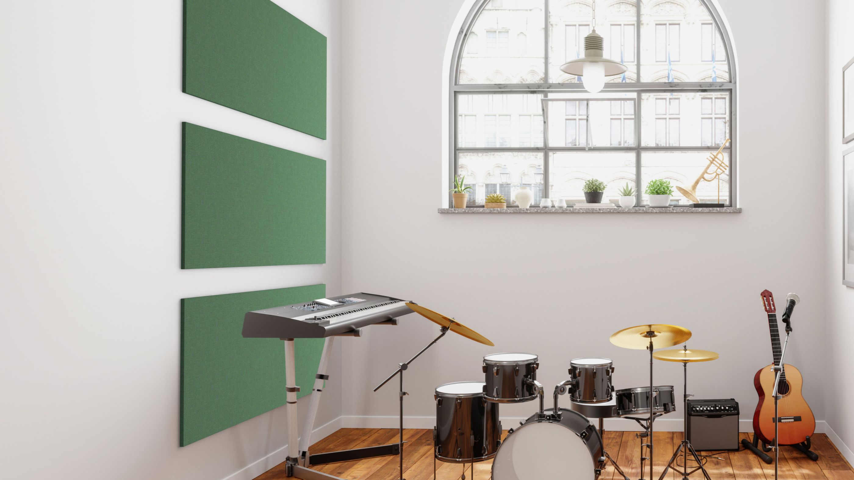 Acoustical Wall Panel Music Room