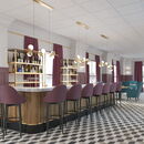 SQ C-300 Ceiling Tile - Cocktail Bar