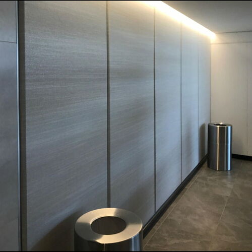 acoustical wall panel installed
