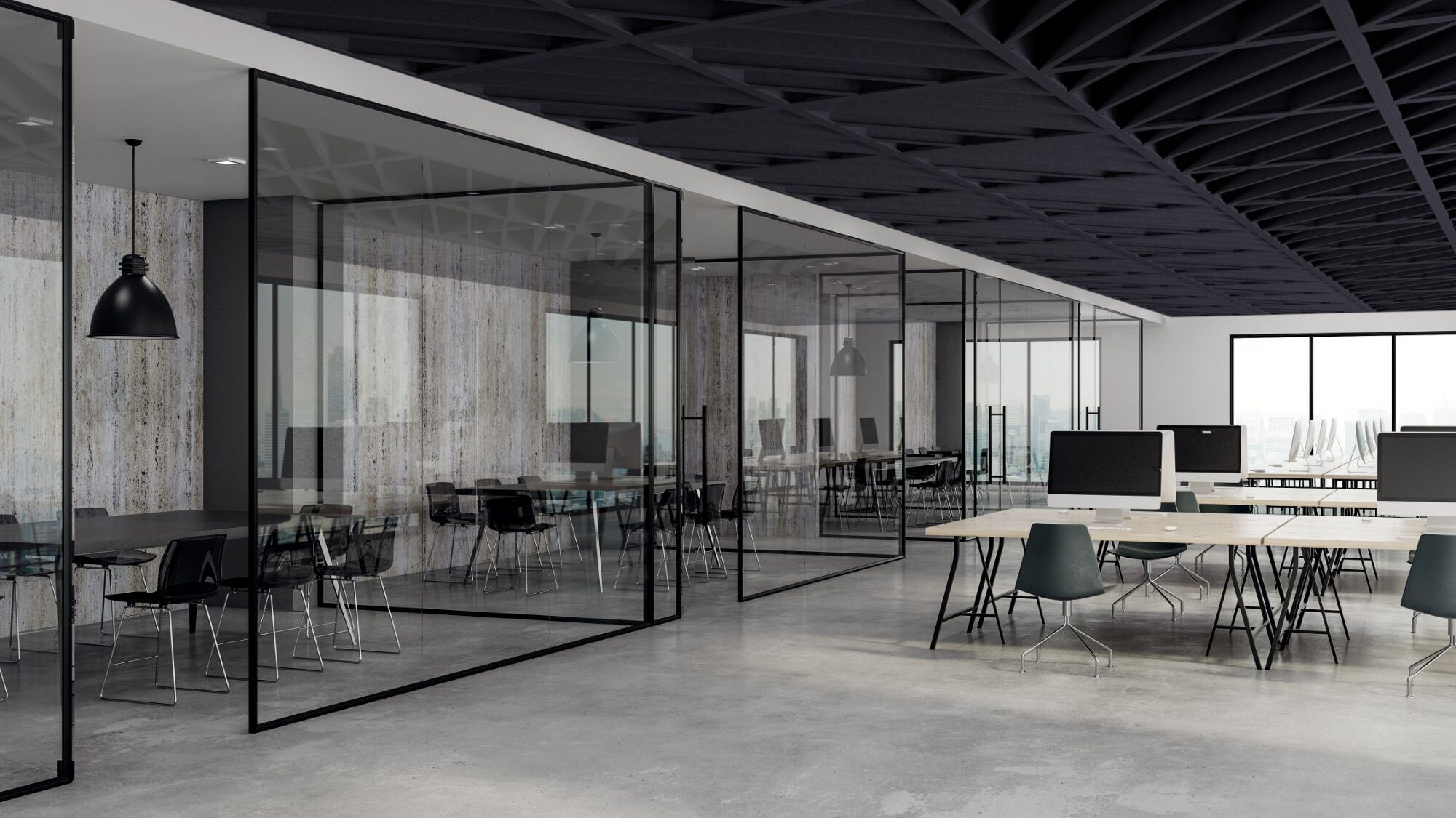 PolyCoustix Oblix - Office Black