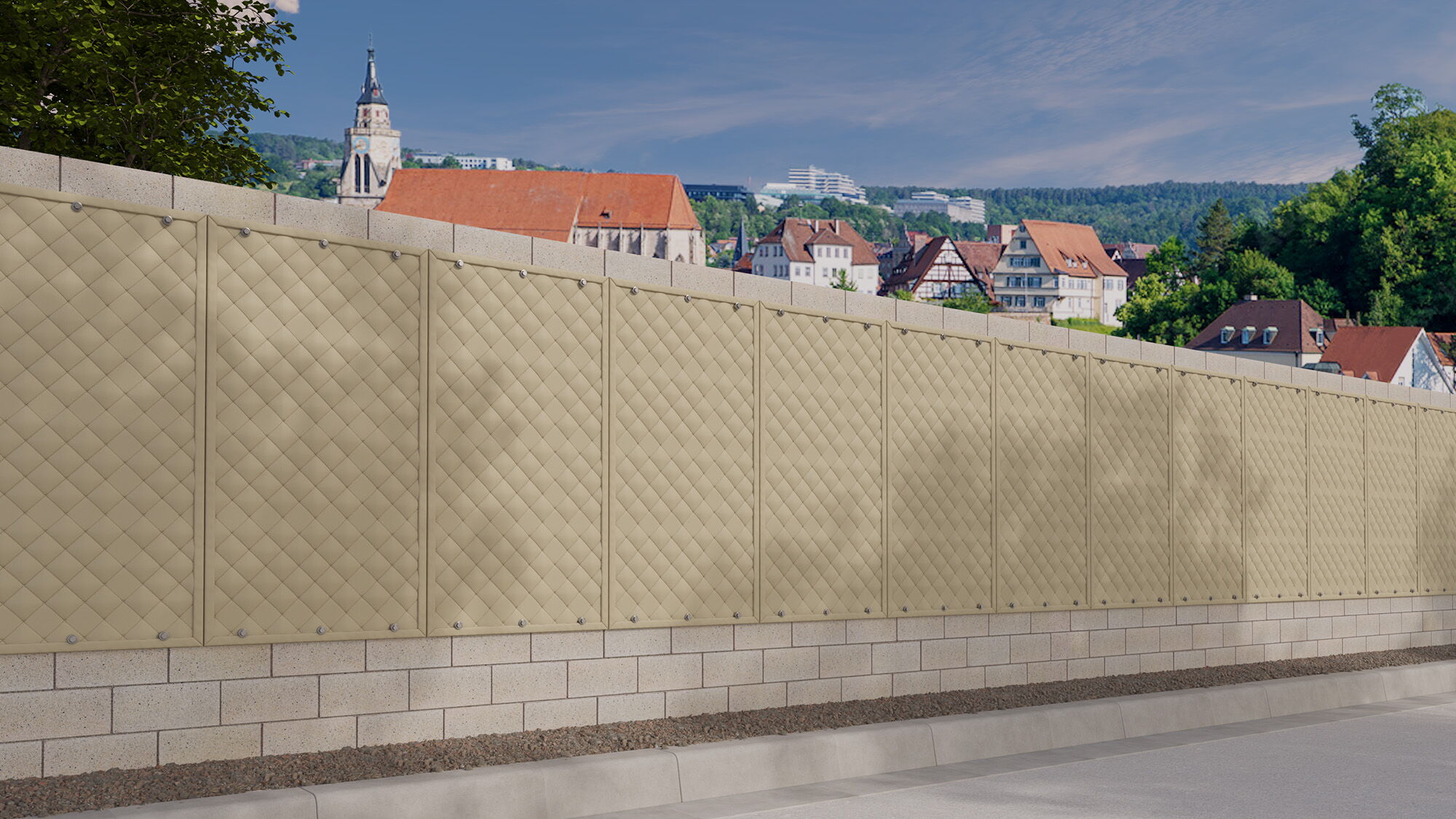 QFA Exterior Sound Curtains
