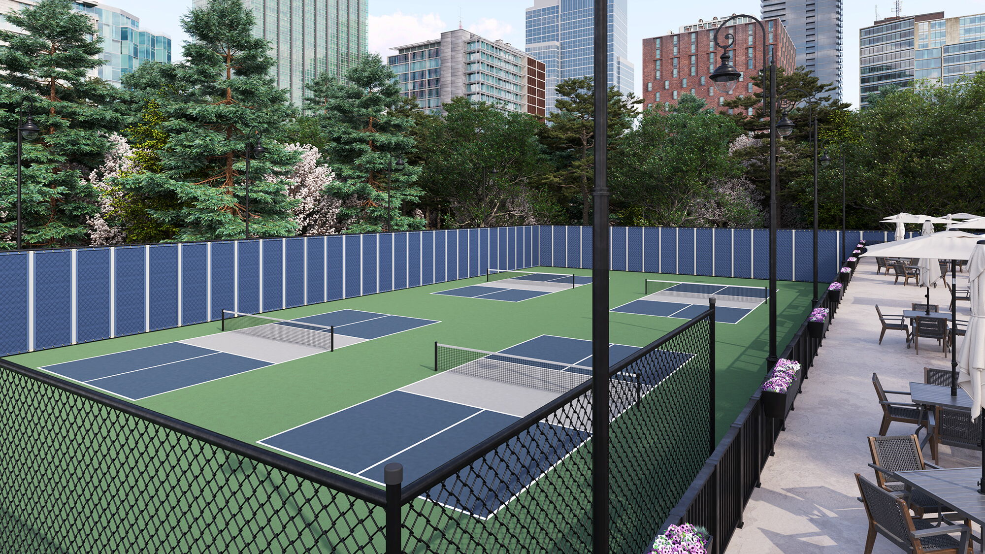 VIVID BBC Pickleball Court