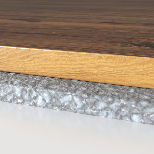 CeraZorb LD Hardwood acoustical underlayment