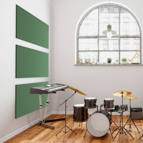 acoustical wall panel music room