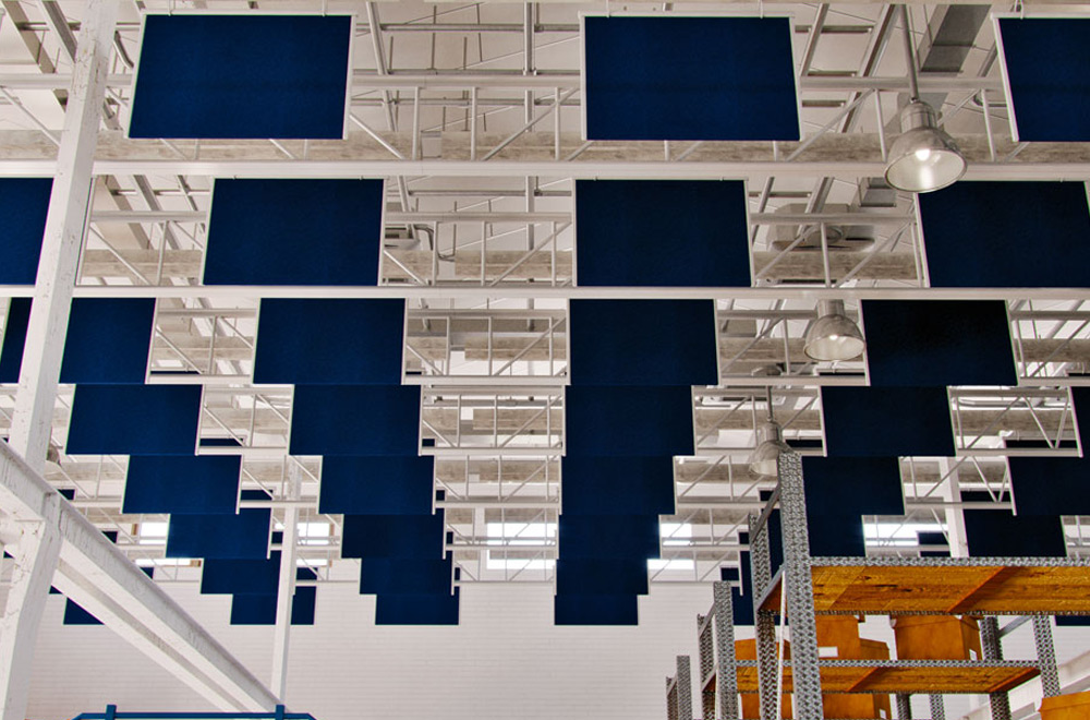 acoustical ceiling baffles