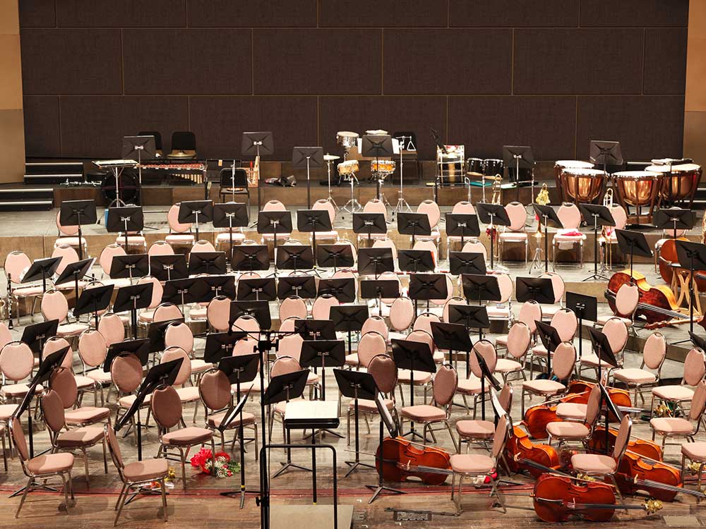 acoustical wall panel orchestra