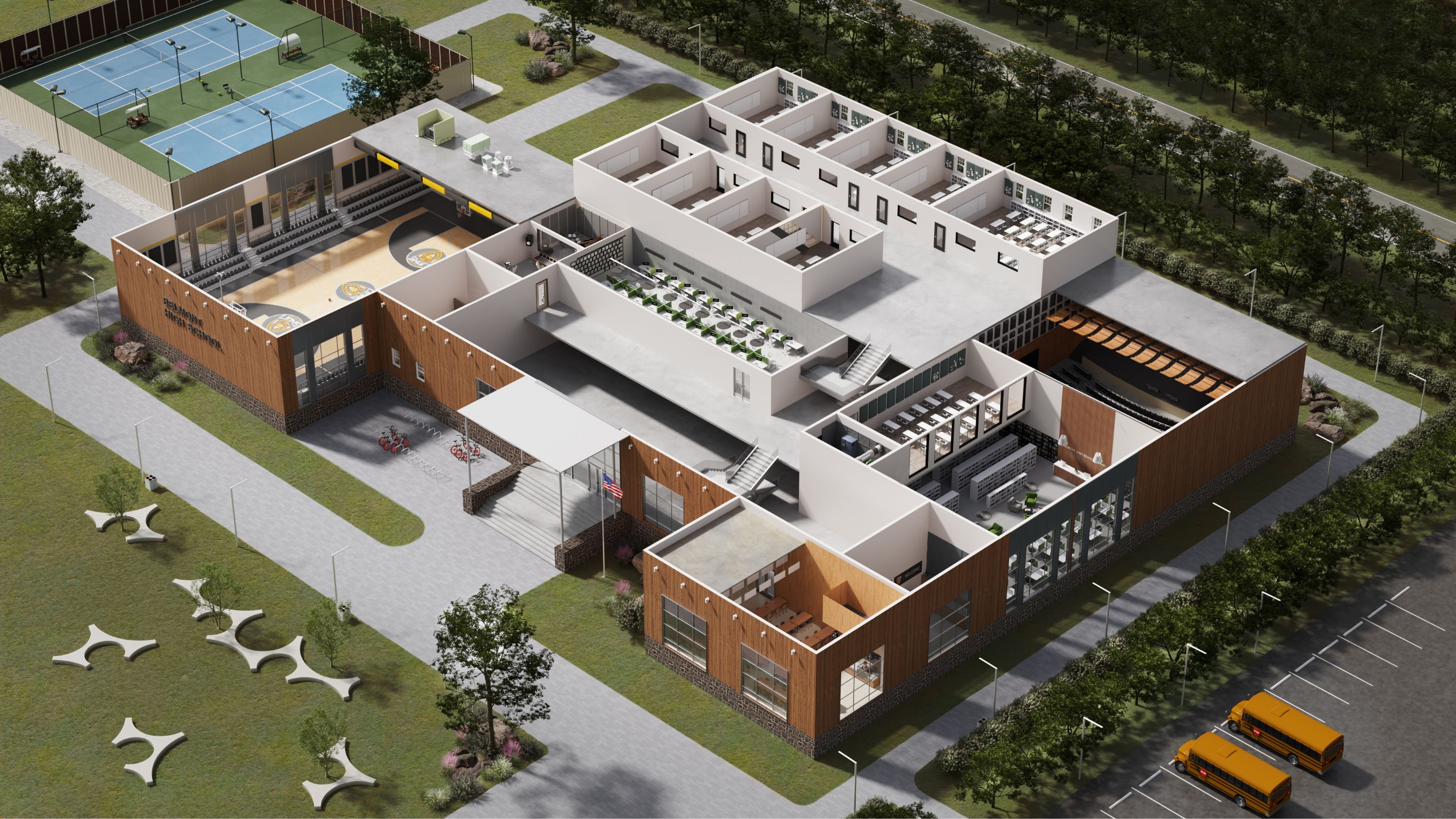 Education Facility Rendering