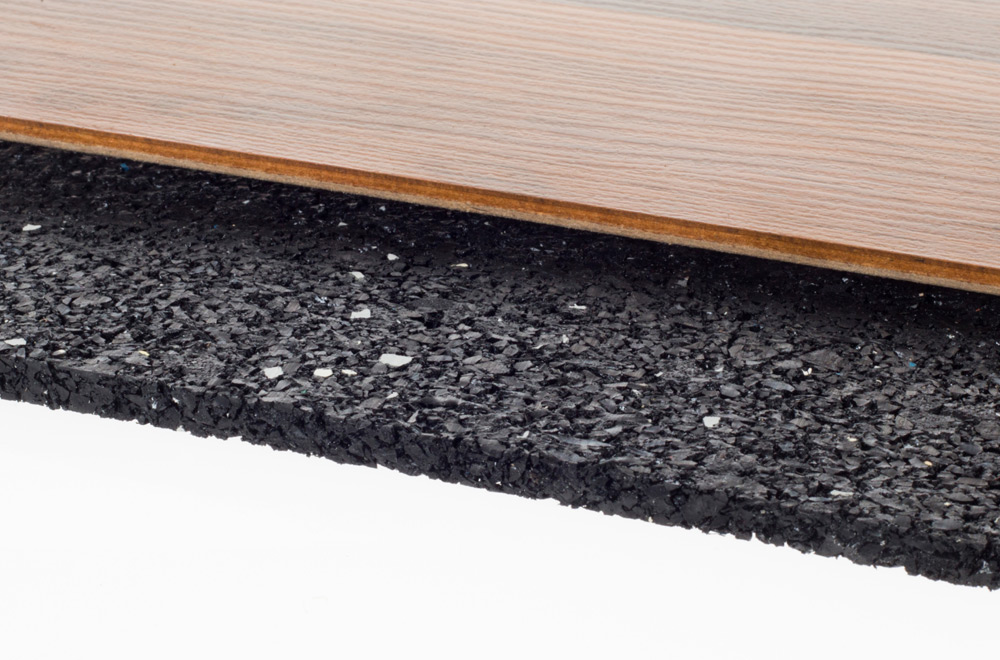 Probase Rubber Underlayment For, Hardwood Floor Sound Barrier